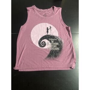 Disney The Nightmare Before Christmas sleeveless purple tank top -‎ Size XS
